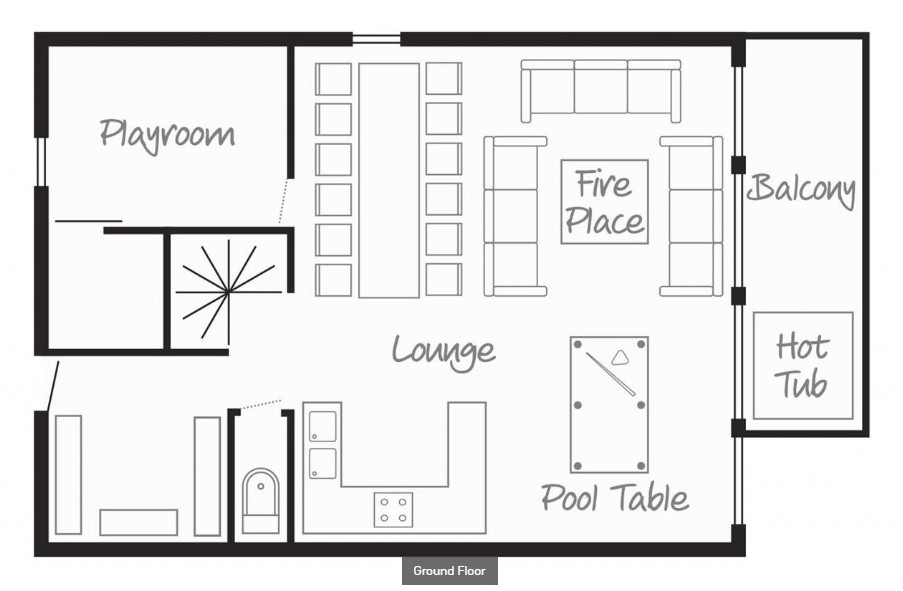 Chalet Aigrette (Family) Les Menuires Floor Plan 4